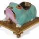 A FRENCH ORMOLU-MOUNTED CHINESE PORCELAIN FIGURE OF A TOAD - photo 1