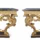 A PAIR OF GEORGE II GILTWOOD PIER TABLES - photo 1
