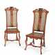 A PAIR OF QUEEN ANNE SCARLET AND GILT-JAPANNED SIDE CHAIRS - photo 1