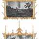 A PAIR OF CHINESE EXPORT REVERSE-PAINTED MIRRORS IN GEORGE III GILTWOOD FRAMES - фото 1