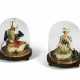 A PAIR OF EARLY VICTORIAN TINTED-WAX `TURKISH` FIGURES - фото 1