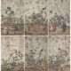 A SET OF SIX CHINESE HAND-PAINTED PAPER PANELS - фото 1