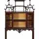 AN EARLY GEORGE III MAHOGANY `CHINA` CABINET-ON-STAND - фото 1