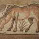 A BYZANTINE MARBLE MOSAIC PANEL WITH A HORSE - фото 1