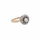 Ring mit Perle und Altschliffdiamanten - photo 1