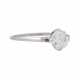 Ring mit synth. Diamant ca. 0,75 ct - фото 1