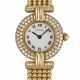 NO RESERVE | CARTIER DIAMOND AND GOLD 'COLISEE' WRISTWATCH - фото 1