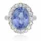 NO RESERVE | SAPPHIRE AND DIAMOND RING - фото 1