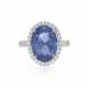 NO RESERVE | SAPPHIRE AND DIAMOND RING - фото 1