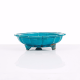 Coupe tripode polylobée en porcelaine à couverte turquoise Chine - XIXe siècle - Foto 1