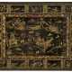 A CHINESE EXPORT BLACK AND GILT LACQUER FIVE-PANEL SCREEN - photo 1