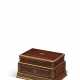 A GERMAN BRASS-MOUNTED MAHOGANY AMARANTH AND PARQUETRY BOX - photo 1