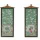 A LARGE PAIR OF FRAMED CHINESE WALLPAPER PANELS - photo 1
