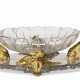 A LARGE FRENCH ORMOLU AND CUT-CRYSTAL CENTERPIECE - фото 1