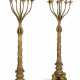 A PAIR OF RENAISSANCE STYLE GILT-METAL SEVEN-LIGHT TORCHERES - photo 1