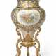 A LARGE FRENCH ORMOLU-MOUNTED SEVRES-STYLE PORCELAIN JARDINIERE - фото 1