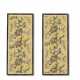 A PAIR OF CHINESE PAINTED SILK PANELS - фото 1