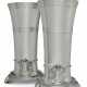 A PAIR OF CONTINENTAL SILVER 'HISTORISMUS' VASES - фото 1