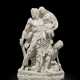 A WHITE MARBLE GROUP OF HERCULES, DEIANIRA AND NESSUS - Foto 1