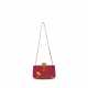 A ROUGE VIF EPSOM LEATHER LES PARACHUTISTES SAC Á MALICE WITH GOLD HARDWARE - фото 1