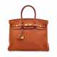 A TERRE BATTUE TOGO LEATHER BIRKIN 35 WITH GOLD HARDWARE - Foto 1