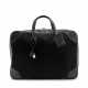 A BLACK SWIFT LEATHER & TOILE H TRAVEL VICTORIA 45 WITH PALLADIUM HARDWARE - фото 1
