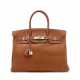 AN ÉTRUSQUE CHÈVRE LEATHER BIRKIN 35 WITH PALLADIUM HARDWARE - Foto 1