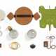 A GROUP OF TEN: FOUR MAGNIFYING GLASSES, ONE KLIPDOC, ONE COMPASS, ONE WINE CALENDAR, ONE SUGAR BOX, ONE ELEPHANT, AND ONE LEATHER ACCESSORY - photo 1