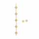 VAN CLEEF & ARPELS 'VINTAGE ALHAMBRA' GOLD BRACELET AND EARRINGS SET - photo 1