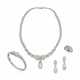 CULTURED PEARL AND DIAMOND JEWELLERY SET - фото 1