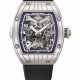 RICHARD MILLE. AN EXTREMELY RARE PLATINUM DUAL TIME TOURBILLON WRISTWATCH WITH POWER RESERVE AND GUARANTEE - фото 1