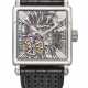 ROGER DUBUIS. A RARE AND LARGE TITANIUM LIMITED EDITION SKELETONIZED WRISTWATCH WITH FLYING TOURBILLON, GUARANTEE AND BOX - фото 1