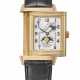 JAEGER-LECOULTRE. AN ATTRACTIVE AND ELEGANT 18K PINK GOLD REVERSO WRISTWATCH WITH MOON PHASES, DAY/NIGHT, POWER RESERVE INDICATION, GUARANTEE AND BOX - photo 1