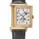 JAEGER-LECOULTRE. AN ATTRACTIVE AND ELEGANT 18K PINK GOLD REVERSO WRISTWATCH WITH MOON PHASES, DAY/NIGHT, POWER RESERVE INDICATION, GUARANTEE AND BOX - фото 1