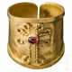 Goldener Ring im byzantinischen Stil, 20. Jhdt. - фото 1