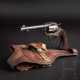 Colt Frontier Six Shooter Mod. Bisley, 1909, mit Al Furstnow Schulterholster - Foto 1