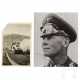 GFM Erwin Rommel - eigenhändig signiertes Foto und eine Aufnahme seines Kommandofahrzeuges SdKfz 250/3 "Greif" - photo 1