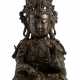 Bronze des Guanyin im Meditationssitz - Foto 1