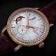 VACHERON CONSTANTIN TRADITIONELLE MOONPHASE, AN ATTRACTIVE GOLD AND DIAMOND-SET WRISTWATCH WITH MOTHER-OF-PEARL DIAL - Foto 1