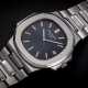 PATEK PHILIPPE, NAUTILUS REF. 3700A, AN ICONIC AND ATTRACTIVE STEEL WRISTWATCH - фото 1