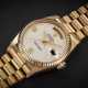 ROLEX, DAY-DATE REF. 18238, A GOLD AUTOMATIC WRISTWATCH WITH CACHOLONG DIAL - фото 1