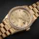 ROLEX, DAY-DATE REF. 18348, A GOLD AND DIAMOND-SET AUTOMATIC WRISTWATCH - фото 1