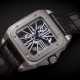 CARTIER SANTOS 100 REF. W2020018, A RARE SKELETONISED PALLADIUM WRISTWATCH - Foto 1