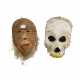 2 Masken aus leichtem Holz, GABUN: - photo 1