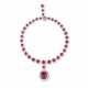 SPINEL, PEARL AND DIAMOND NECKLACE - photo 1