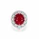 NO RESERVE - RUBY AND DIAMOND RING - фото 1