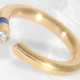 Ring: massiver 18K Designer-Ring mit Brillant und Spinell besetzt, teurer Markenschmuck von Bunz - Foto 1