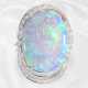 Ring: unikate Goldschmiedearbeit mit großem Edelopal, 14,12ct, Platin - Foto 1