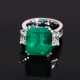 Ring: extrem hochwertiger Smaragdring, 12,49ct Columbien "Minor", "Muzo"-Farbe, GRS-Report - фото 1