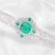 Armband: bedeutendes Smaragd/ Diamantarmband, Columbien ca. 10ct, GRS-Report - фото 1